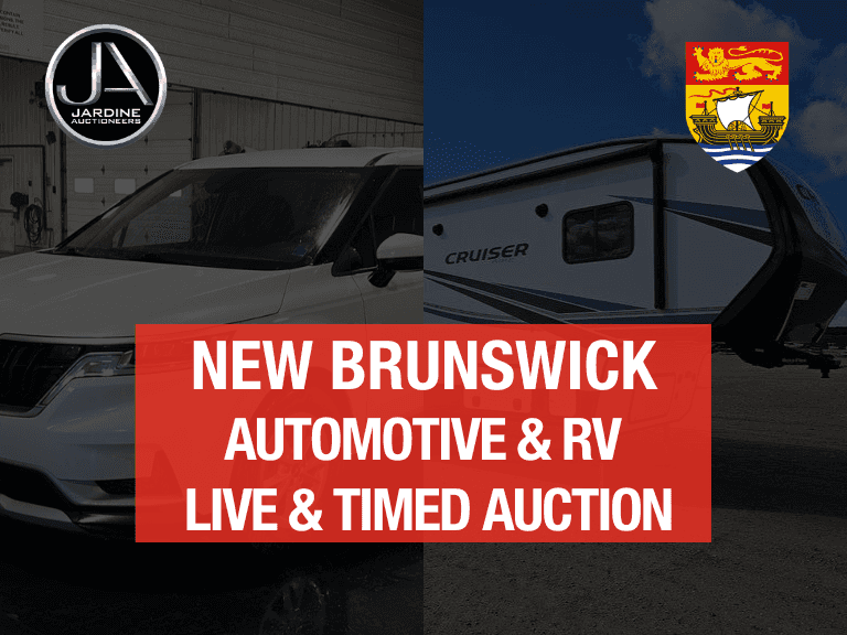 Major Automotive Timed & Live Vehicles & RV’s – New Brunswick